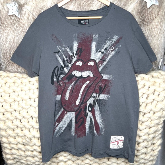 RIFF STARS Rolling Stones Official Band T-Shirt - Picture 3 of 6